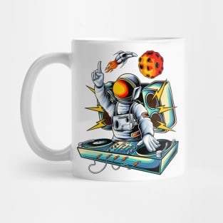 Space Alien Music DJ Mug